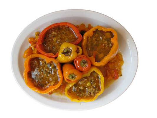 Gefüllte Paprika (Dolma) mit Silex Grill (Rezept)