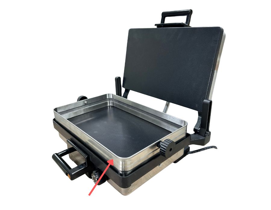 Zwischenrahmen auf dem Silex Multigrill