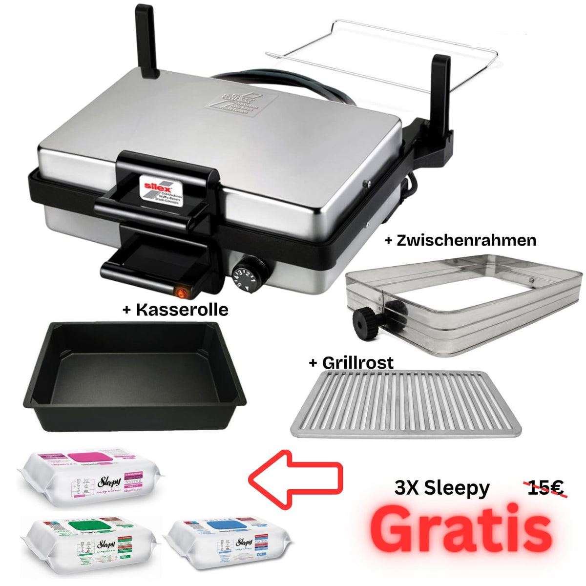 Silex Mit zubehör tolles Angebot Voll Set
