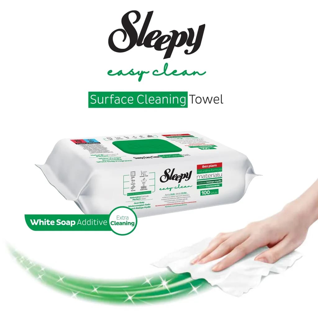 Sleepy Easy Clean Feuchte Reinigungstücher
