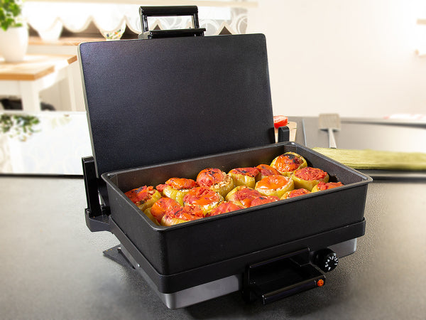 Silex Kasserolle auf silex mit Dolma drin