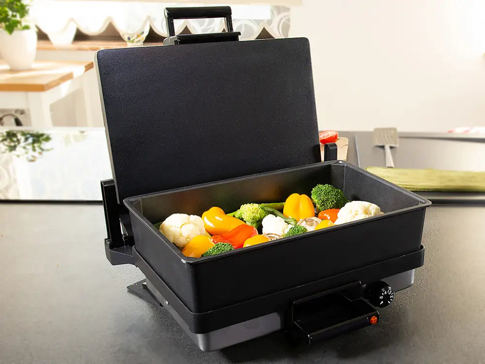 silex-multigrill-61015004-elektrogrill-kontaktgrill-tischgrill-das-original-gegrillte-Gemüseteller-Smit-silex-Kasserolle
